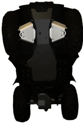 A-Arm/CV Boot Guard Set  |  Yamaha Big Bear Straight Axle Model