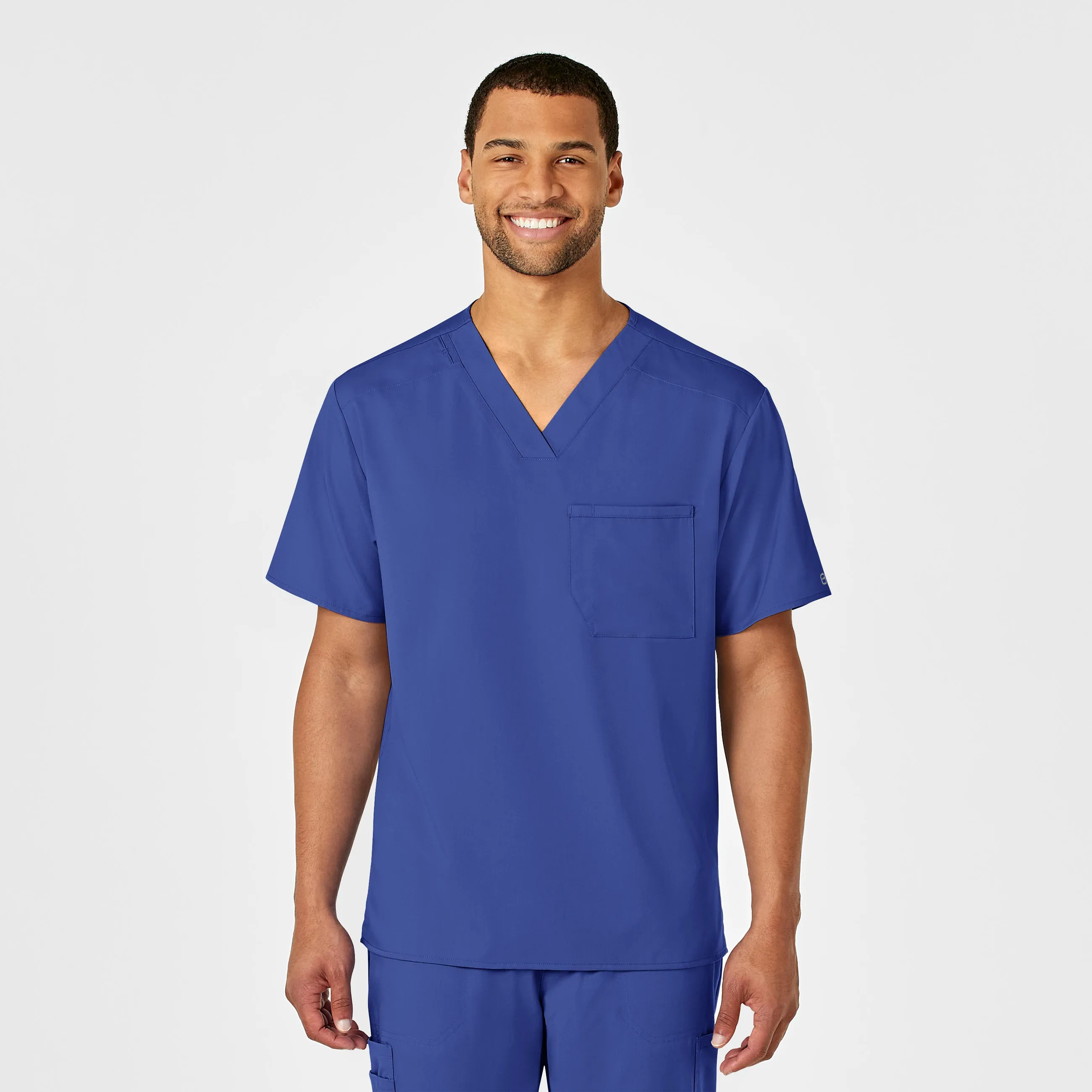 PRO Men's V-Neck Scrub Top - Galaxy Blue